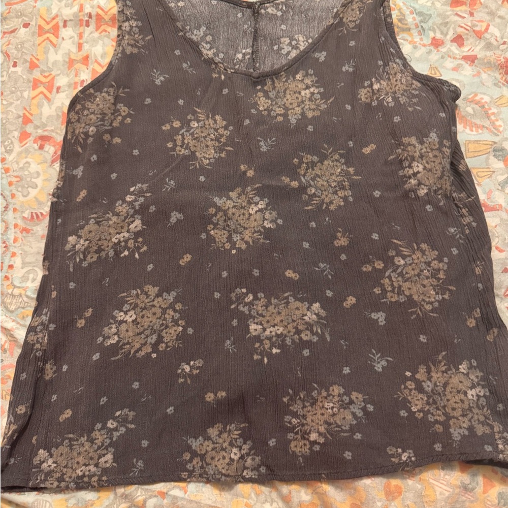 Floral Sleeveless Top